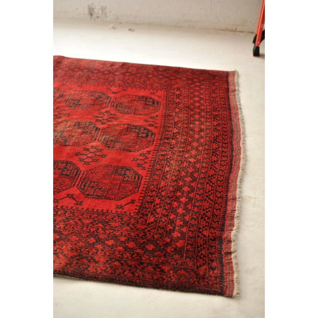 Textile Vintage Ersari Elephant, Camel & Bird Tracks Rug 8 x 10.6 For Sale - Image 7 of 12