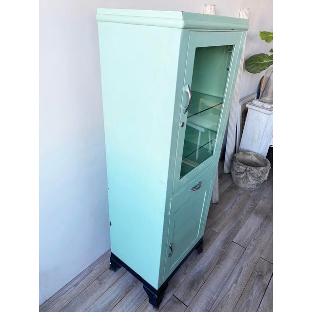 Vintage 1950s Light Green Medicine Chairish