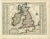 This antique map, titled "Les Royaumes d'Angleterre d'Escosse et d'Irlande," offers a detailed view of the British Isles,...