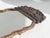 Wood Antique Farmhouse Dutch Walnut Scalloped Wall Mirror, 1800s For Sale - Image 7 of 10