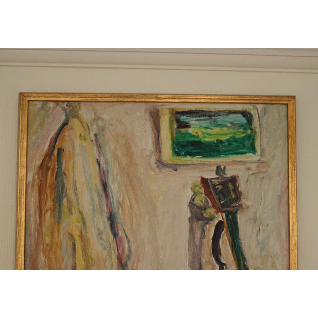Leif Larsson, Violin, 1972, Oil on Canvas, Framed For Sale - Image 14 of 18