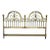 Drexel Metal Gold Leaf King Sized Headboard For Sale