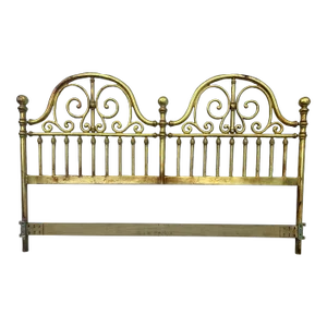 Drexel Metal Gold Leaf King Sized Headboard