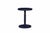 Wood Threaded Drink Table Navy Blue For Sale - Image 7 of 10