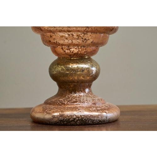 Antique Vase in Weathered Mercury Glass, 1890s For Sale - Image 4 of 14
