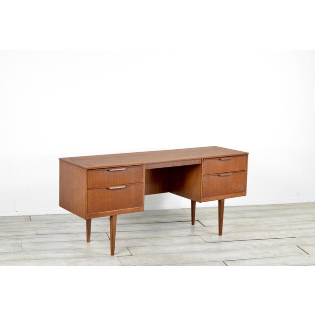 Brown Teak Desk by Frank Guille for Austinsuite, 1960s For Sale - Image 8 of 8