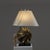 Golden Ceramic Table Lamp, 1960s For Sale - Image 4 of 12