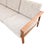Beige Vintage Danish Three-Seater Sofa in Teak from Vamo For Sale - Image 8 of 12