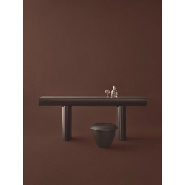 Consol Table in Dark Aubergine by Aldo Bakker for Karakter For Sale - Image 15 of 18