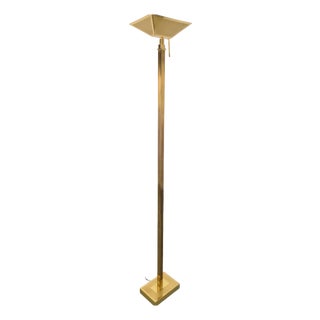 Vintage Brass Floor Lamp from Deknudt, 1970s For Sale