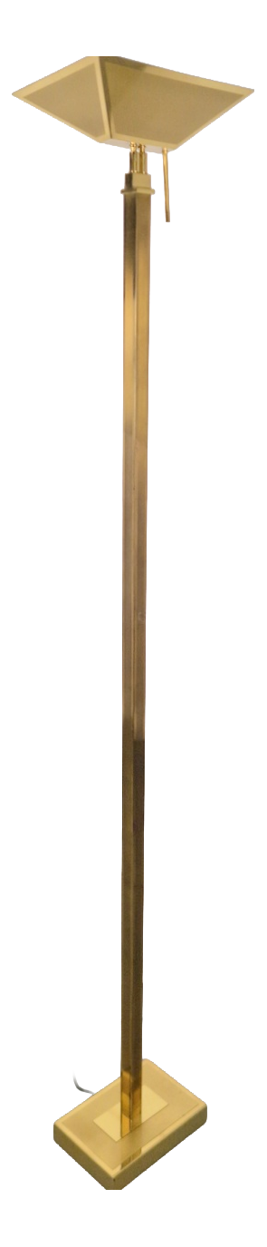 Vintage Brass Floor Lamp from Deknudt, 1970s