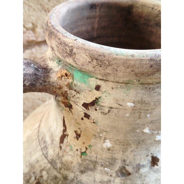 Vintage Amphora in Terracotta For Sale - Image 4 of 9