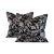 Premier Prints MM Designs Black White Botanical Floral Leaf Leaves Pillow Covers- Pair For Sale In Jacksonville, FL - Image 6 of 7