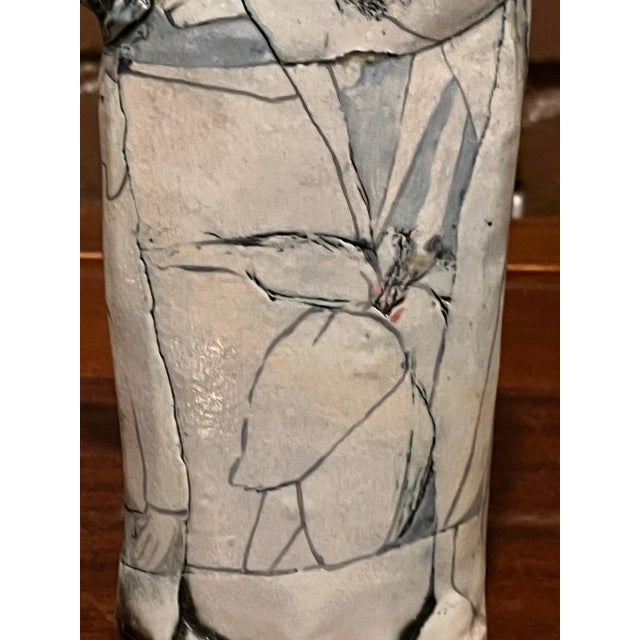 Late 20th Century Gerry Wallace Studio Pottery Wall Teapot Slab Built Art Ceramics For Sale In San Francisco - Image 6 of 9