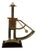 Gunners Level in Gold Plated Brass on Wooden Mount by Franklin Mint, 1987 For Sale