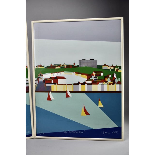 Franco Costa, Copenhagen Triptych, 1985, Serigraphs, Set of 3 For Sale - Image 4 of 14