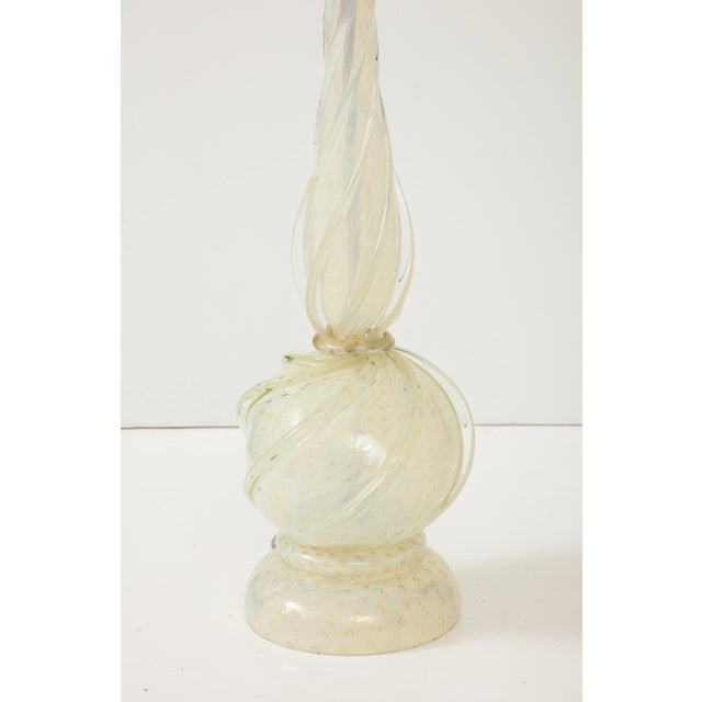Barovier & Toso 1960's Barovier E Toso Murano Glass Table Lamp For Sale - Image 4 of 10