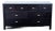 West Elm 9-Drawer Dresser in Dark Wood Finish For Sale