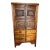 Antique Chinese Carved Wooden Wedding Cabinet For Sale