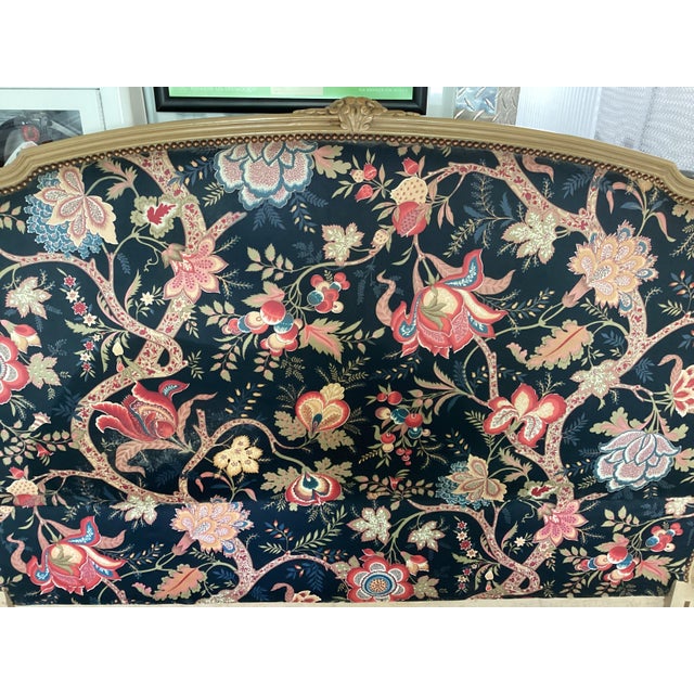 1960s French Louis XV Style Full Size Bed Frame For Sale - Image 5 of 9