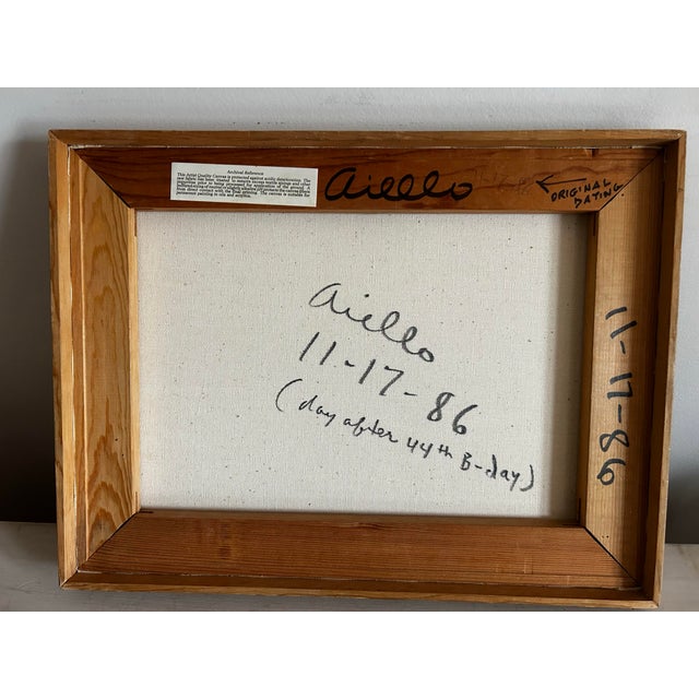 1980s Vintage Painting of a Nude Woman by John Aiello For Sale - Image 5 of 5