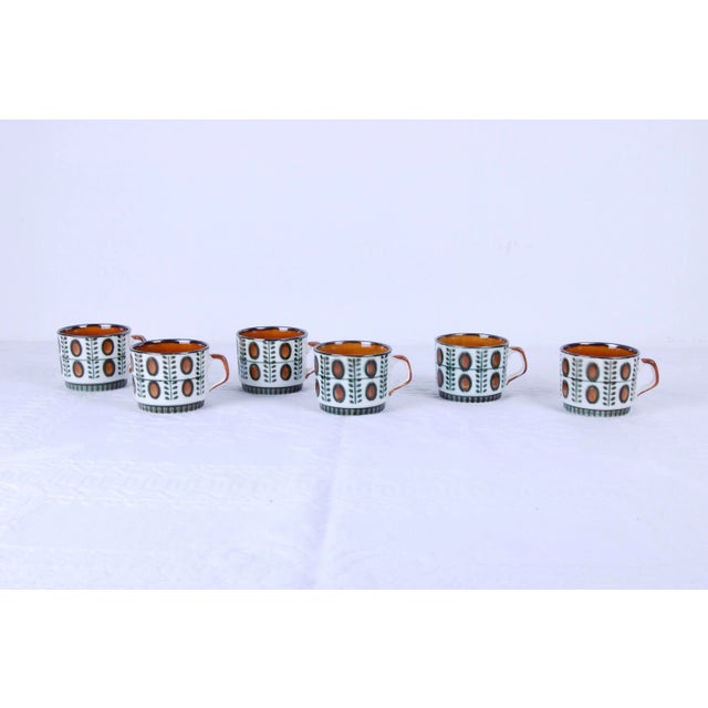 Belgian Delta Noix Coffee Service from Boch Rambouillet, 1966, Set of 27 For Sale - Image 10 of 18