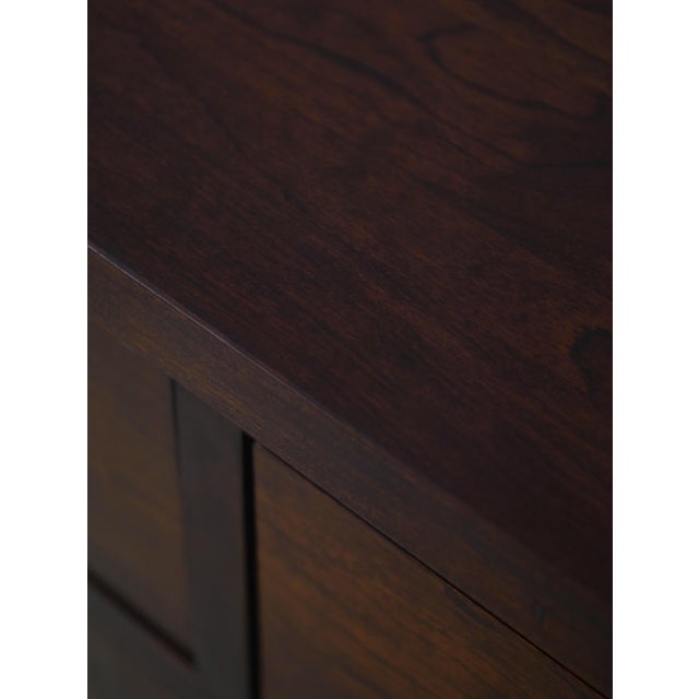 Michaels Mission Style Cherry Mule Dresser For Sale - Image 13 of 18