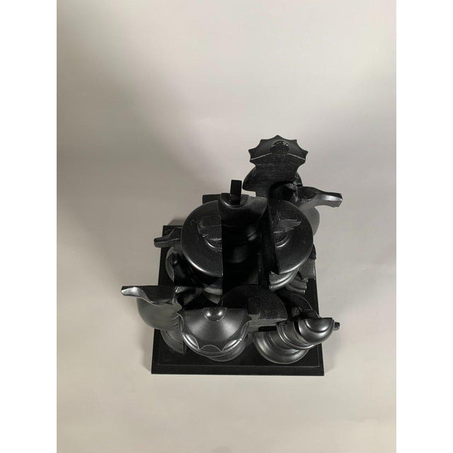 Early 21st Century Arman Fernandez (1928-2005) - Sculpture, Gambit, The Great Chess Game (2003) - 45 cm For Sale - Image 5 of 11