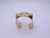 Gold Gold-Plated Clou Médor Open Bracelet from Hermès, France, 1990s For Sale - Image 8 of 18