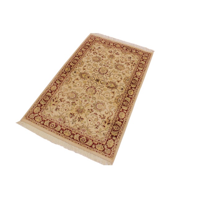 Designed with mesmerizing intricacy and gorgeous color palette, this hand-knotted masterpiece demonstrates the beauty and...