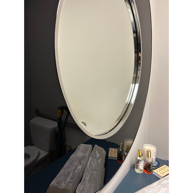 Round Black Nickel Mirror For Sale In Seattle - Image 6 of 6