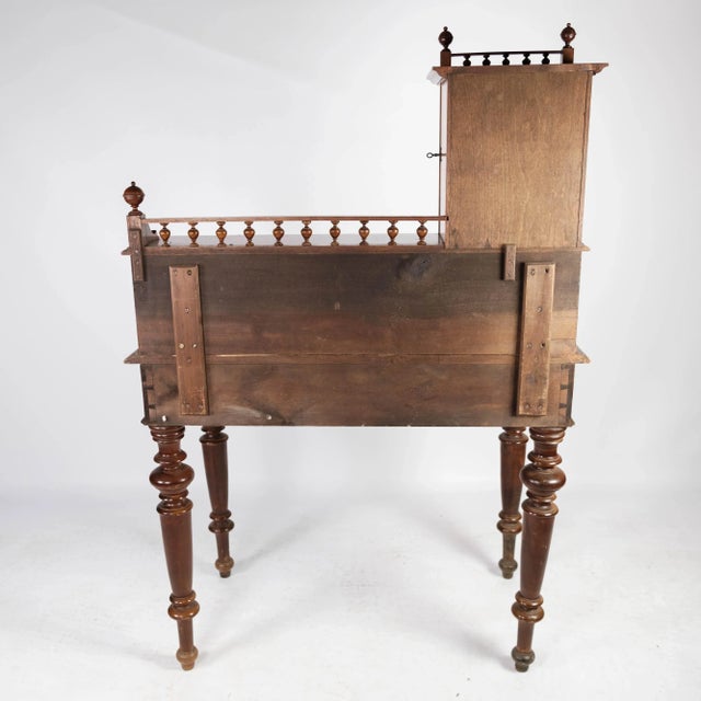 Walnut and Glass Dressing Table, 1880s For Sale - Image 18 of 18
