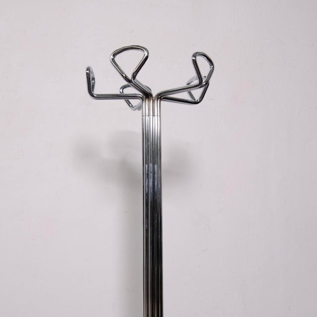 Chromed Metal Floor Coat Rack from Fiarm, 1960s For Sale - Image 9 of 18