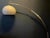 Vintage Space Age Arc Floor Lamp in the style of Guzzini For Sale - Image 12 of 13