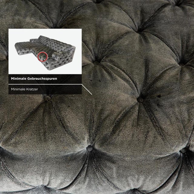 Cocoa Island Fabric Corner Sofa from Bretz For Sale - Image 10 of 18