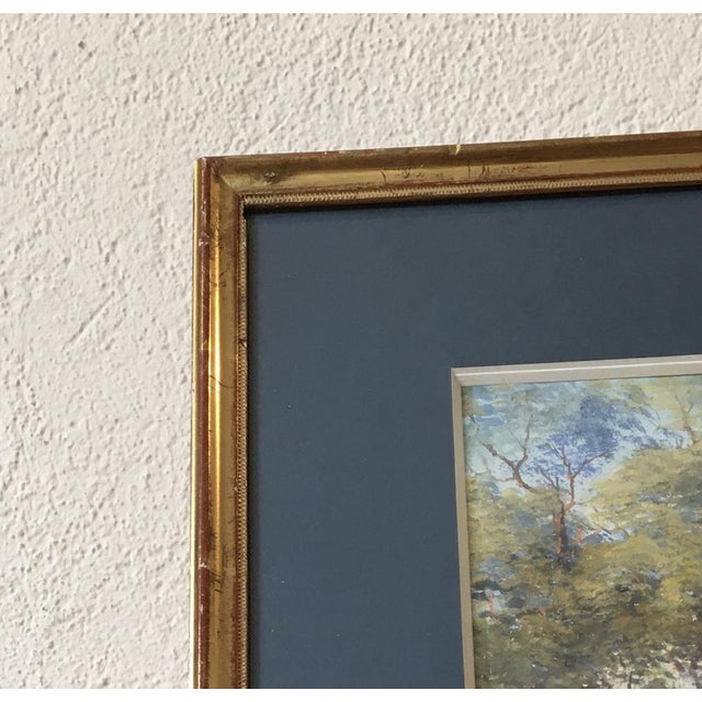 Yves Gianni, Costa Ligure, Gouache on Paper, Framed For Sale - Image 5 of 8