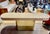 Metal Mid Century Modern Brass Console For Sale - Image 7 of 8
