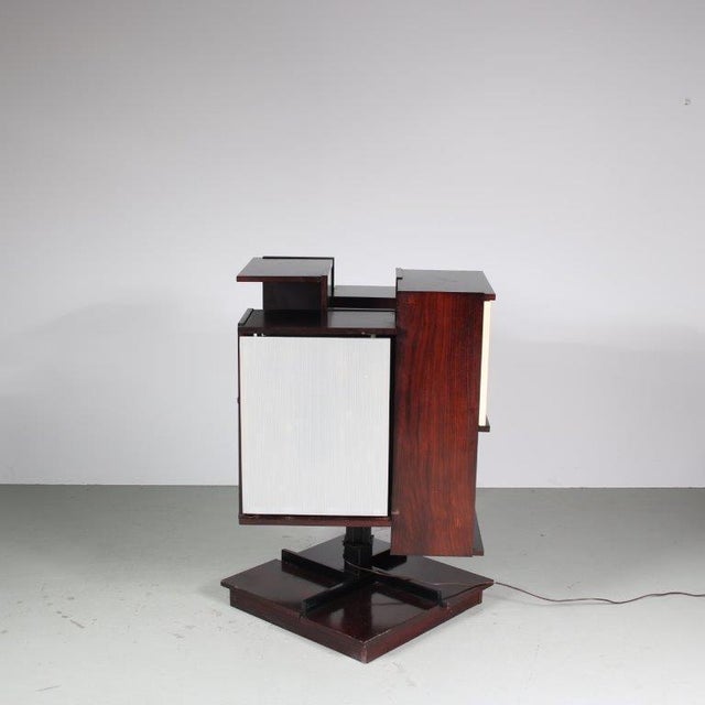 Wood Hifi Cabinet by Claudio Salocchi for Luigi Sormani, Italy, 1960s For Sale - Image 7 of 17