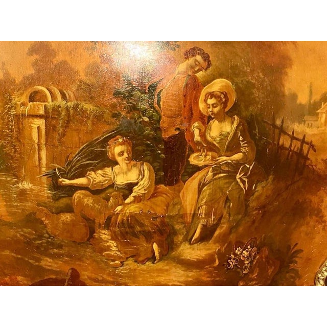 Louis XV Style Support Cabinet in Domed Marquetry & Bronze For Sale - Image 3 of 16