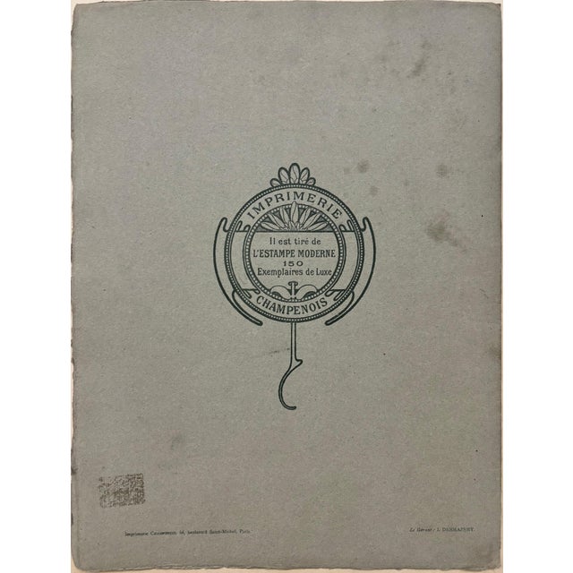 Paper Alphonse Mucha, Cover for l'Estampe Moderne, May 1898, Lithograph For Sale - Image 7 of 9