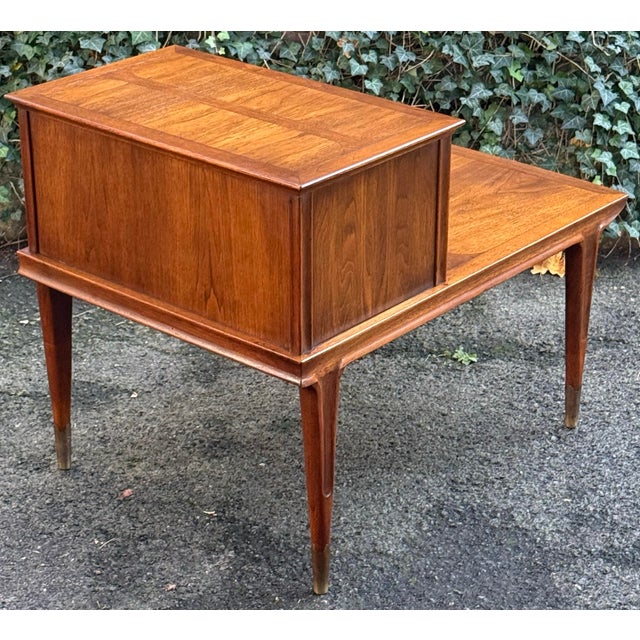 Mid-Century Modern Vintage Imperial Furniture Mid-Century Modern Step-End Table For Sale - Image 3 of 12