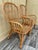 A Pair of Rattan Fan Back Lounge Chairs in the Franco Albini's Style. Circa 1980s For Sale - Image 12 of 18