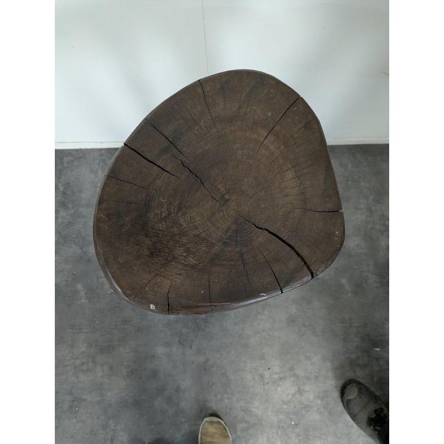 Brutalist Brutalist Stool by Olavi Hanninen For Sale - Image 3 of 5
