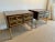 Mastercraft Vintage Burlwood and Brass Night Tables by Mastercraft - A Pair For Sale - Image 4 of 11