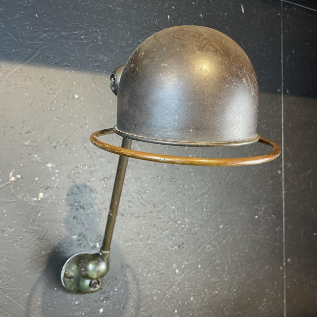 Vintage 1-Arm Jielde Lamp from Jean-Louis Domecq, 1950s For Sale - Image 8 of 8