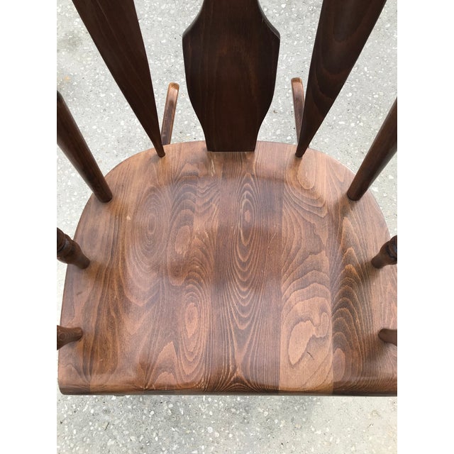 Large Mid-Century Victorian Rocker For Sale - Image 9 of 12