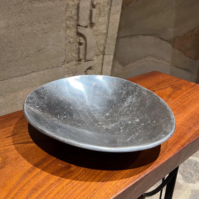Nambe 1960s MCM Modernist Aluminum Bowl For Sale - Image 4 of 10