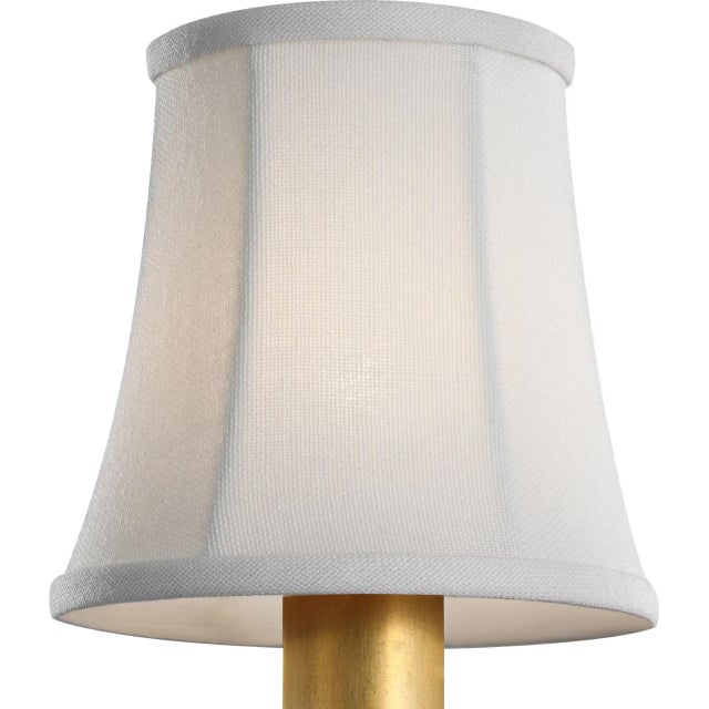 Transitional Visual Comfort Signature 4" Linen Soft Empire Shade For Sale - Image 3 of 3