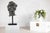 Early 21st Century Bronze Renaissance-Inspired David Head Sculpture on Black Marble Base For Sale - Image 5 of 12