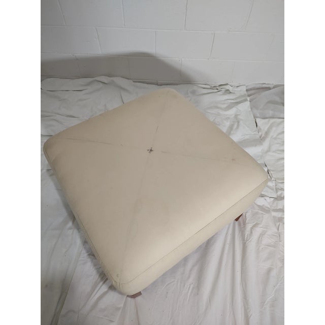 Henredon Ottoman- Newly Upholstered, Vintage 90s For Sale - Image 11 of 13